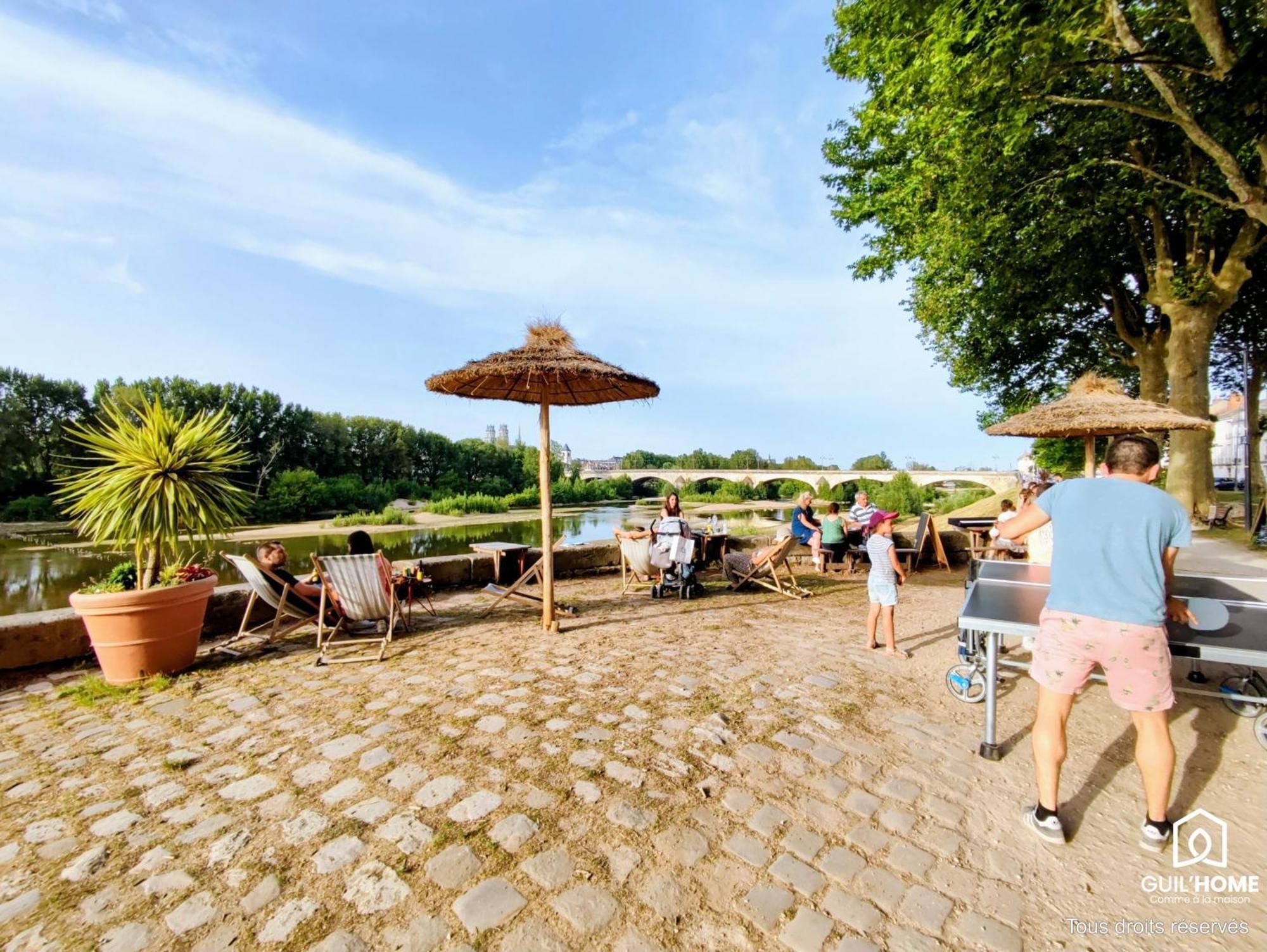 Terrasse Vegetalisee - Climatisation - Local Velo - Parking Gratuit Dans La Rue Orleans Exterior photo
